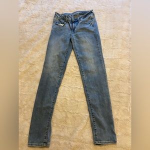 size 4 long american eagle skinny jeans